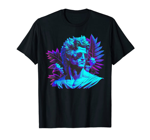 Greek Statue Vaporwave Retrowave T-Shirt - Novelty Apparel Men Women - T-Shirt, Sweatshirt, Hoodie