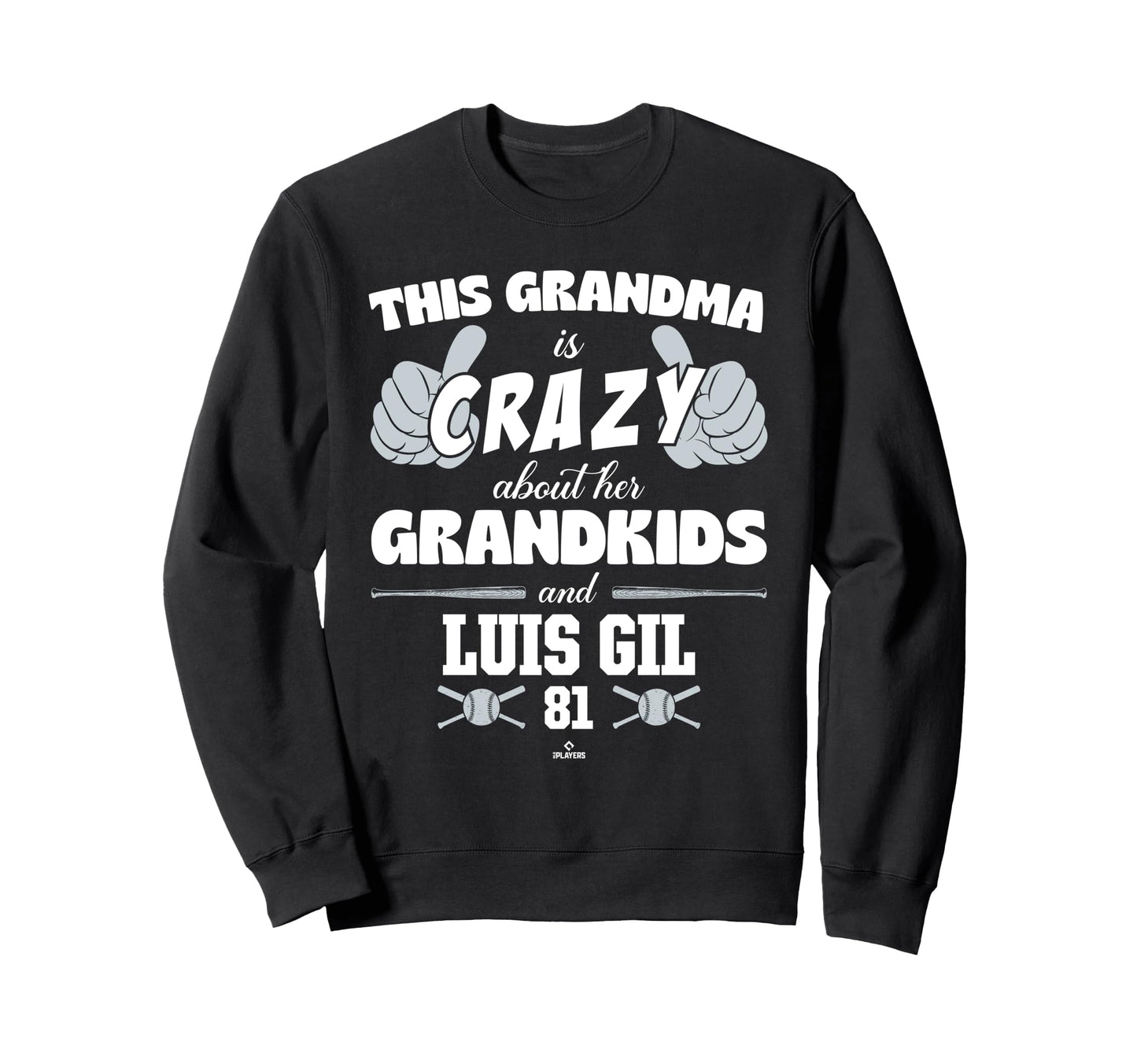 Grandma Crazy Luis Gil New York Sweatshirt - Unique Graphic Unisex - T-Shirt, Sweatshirt, Hoodie