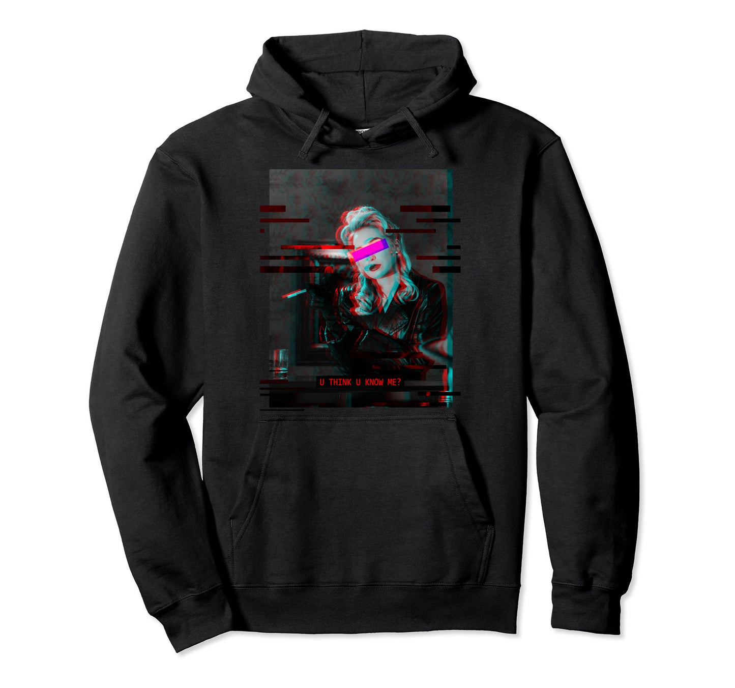 Antisocial Glitch Aesthetic Japan Tokyo Hoodie - Unique Graphic for Adults - T-Shirt, Sweatshirt, Hoodie