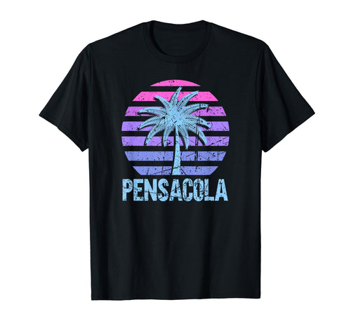 Pensacola Vacation Vaporwave Aesthetic T-Shirt - Custom Art Print Men Women - T-Shirt, Sweatshirt, Hoodie