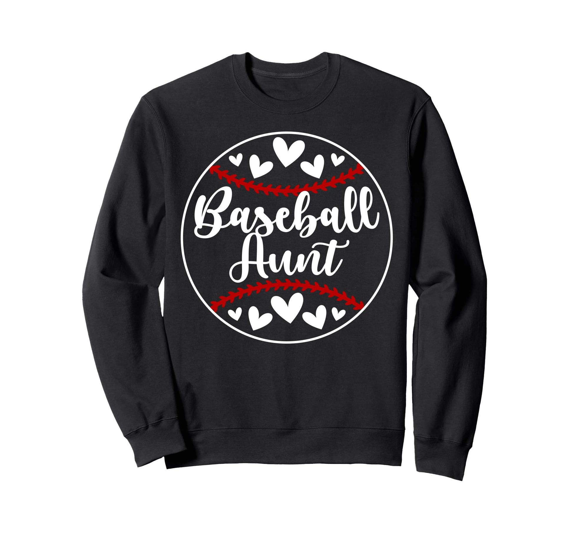 Baseball Aunt Baseball Player Sweatshirt - Trendy Graphic for Adults - T-Shirt, Sweatshirt, Hoodie