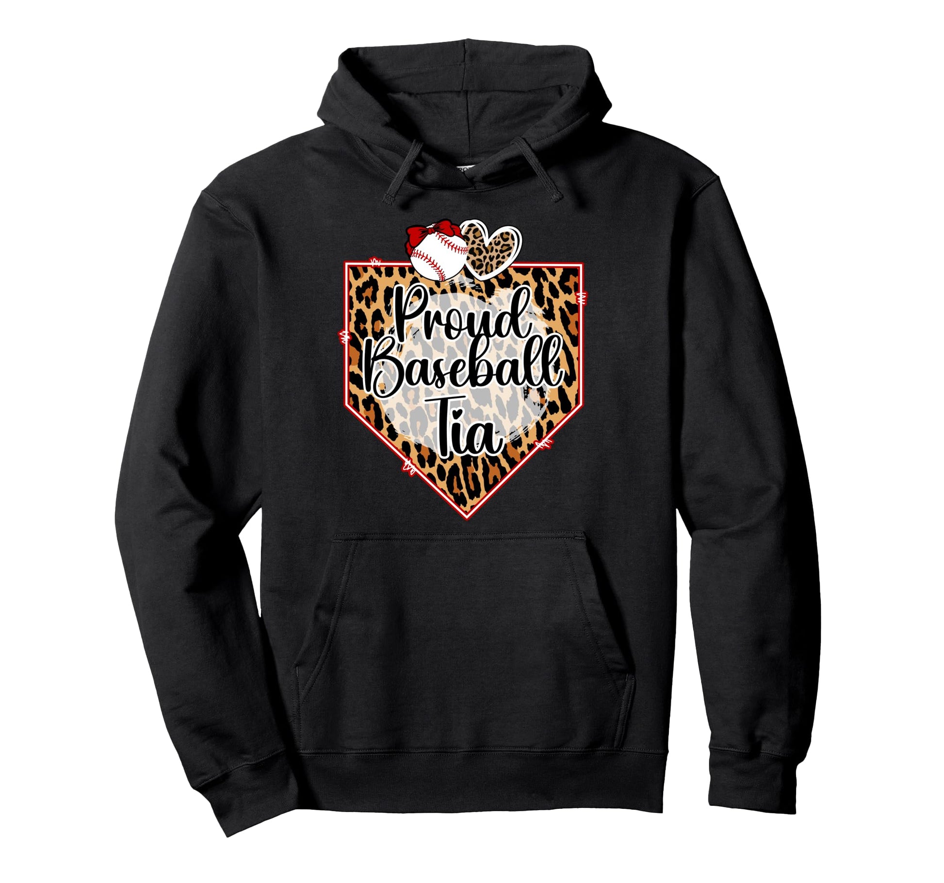 Proud Baseball Tia Baseball Player Hoodie - Casual Everyday Wear Men Women - T-Shirt, Sweatshirt, Hoodie