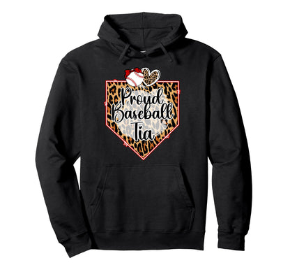 Proud Baseball Tia Baseball Player Hoodie - Casual Everyday Wear Men Women - T-Shirt, Sweatshirt, Hoodie