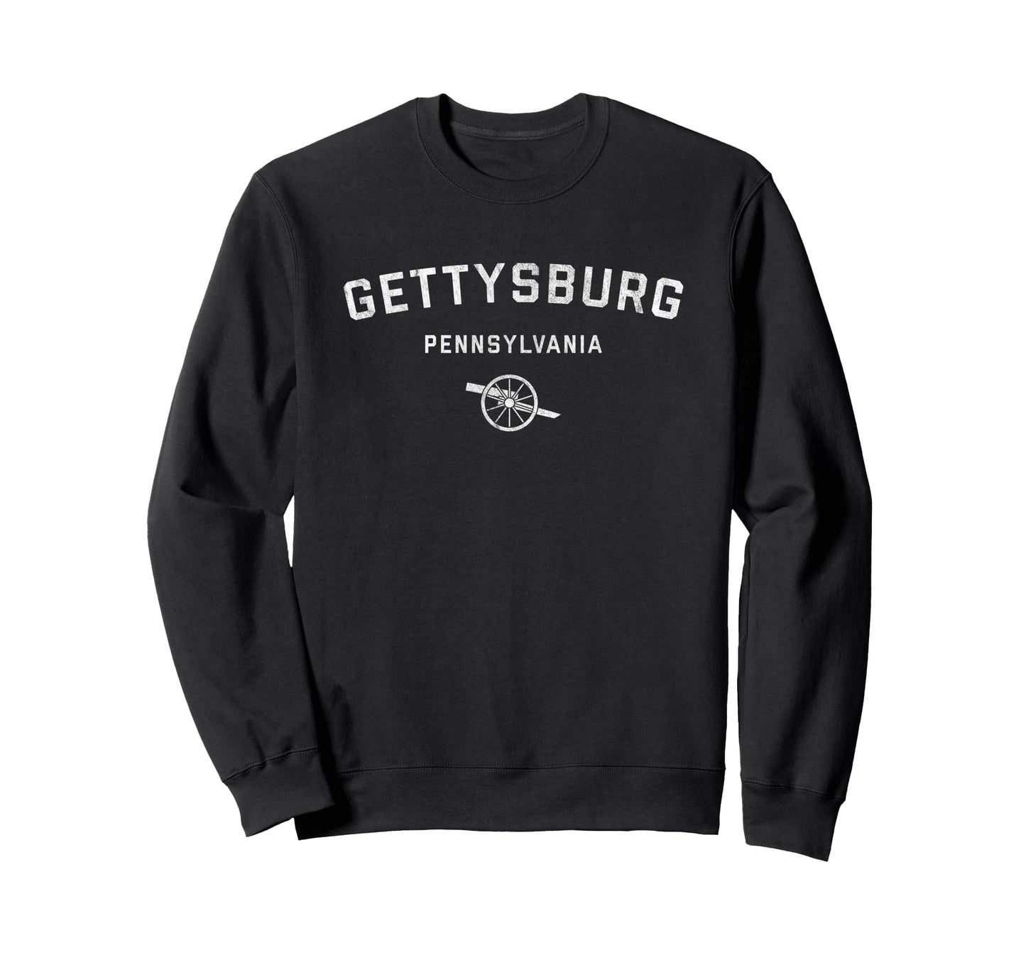 Varsity Cannon Gettysburg Sweatshirt - Trendy Graphic Unisex - T-Shirt, Sweatshirt, Hoodie