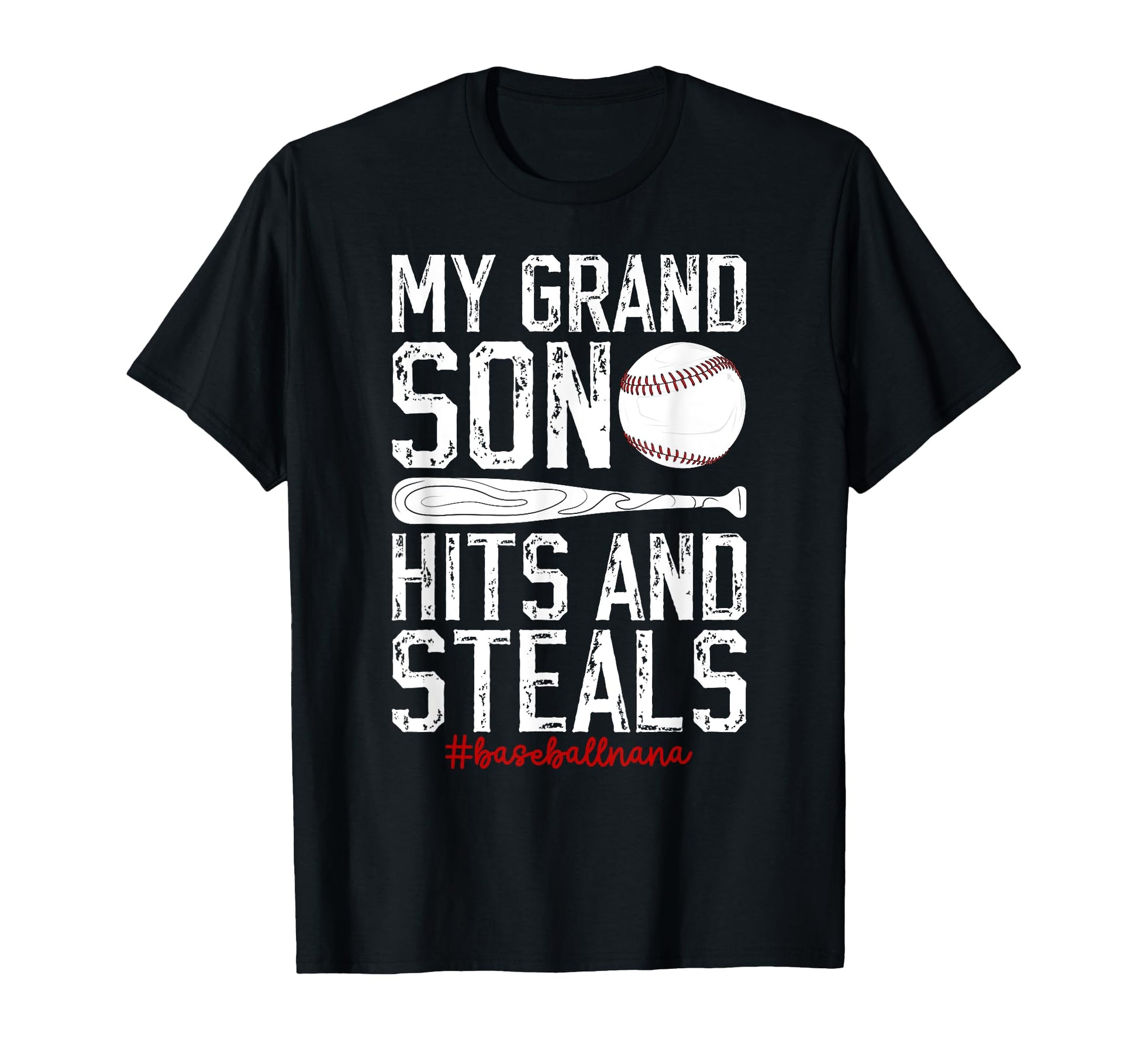 My Grandson Baseball Nana Baseball T-Shirt - Unique Graphic Men Women - T-Shirt, Sweatshirt, Hoodie