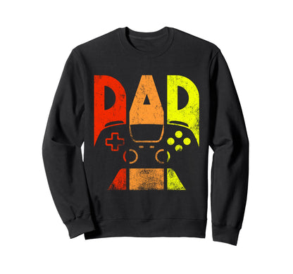 Video Game Controller Dad Sweatshirt - Aesthetic Graphic for Adults - T-Shirt, Sweatshirt, Hoodie