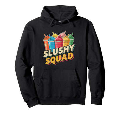 Slushy Squad Rainbow Line Up Hoodie - Streetwear Style Men Women - T-Shirt, Sweatshirt, Hoodie