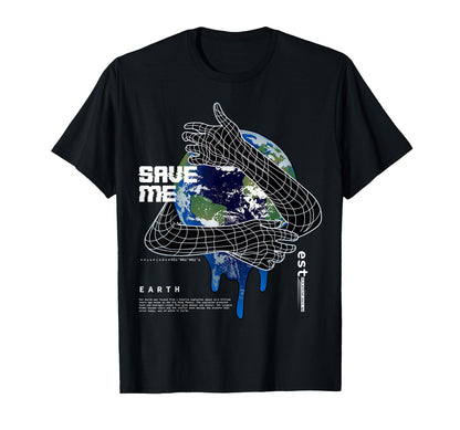 Save Earth No Planet B Sad Aesthetic Edgy T-Shirt - Graphic Print Unisex - T-Shirt, Sweatshirt, Hoodie