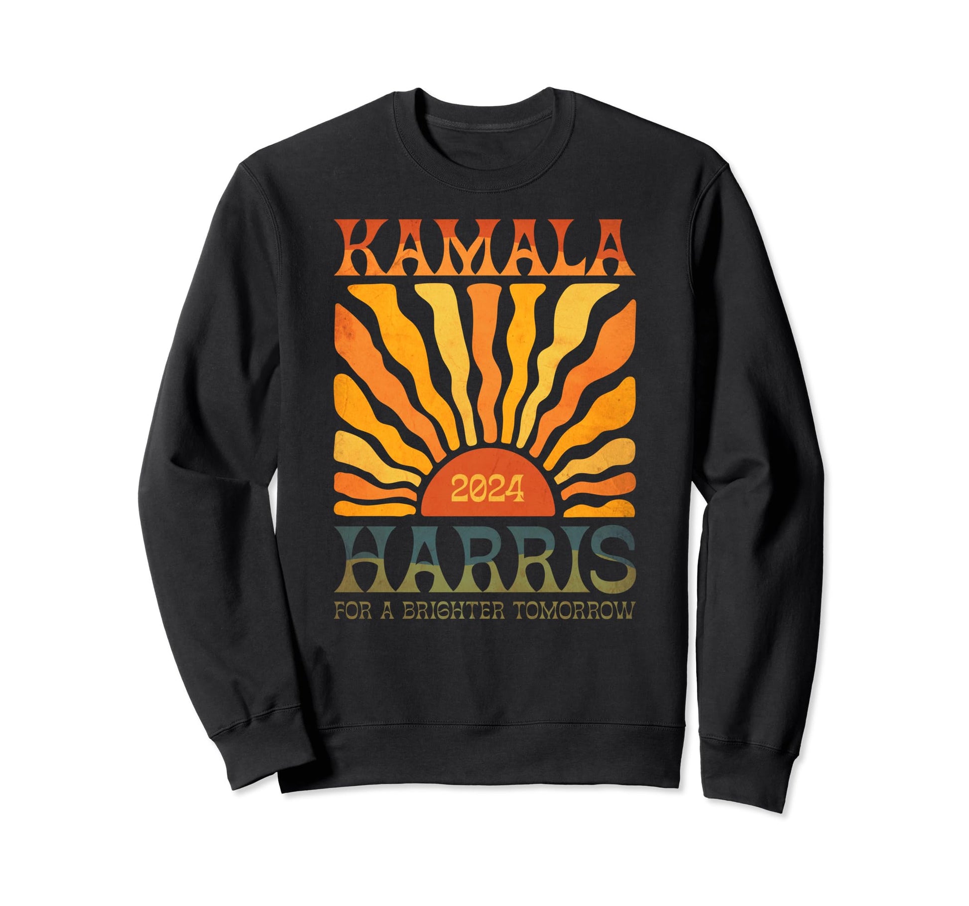 Kamala Harris 2024 Brighter Sweatshirt - Fun Novelty Design for Adults - T-Shirt, Sweatshirt, Hoodie