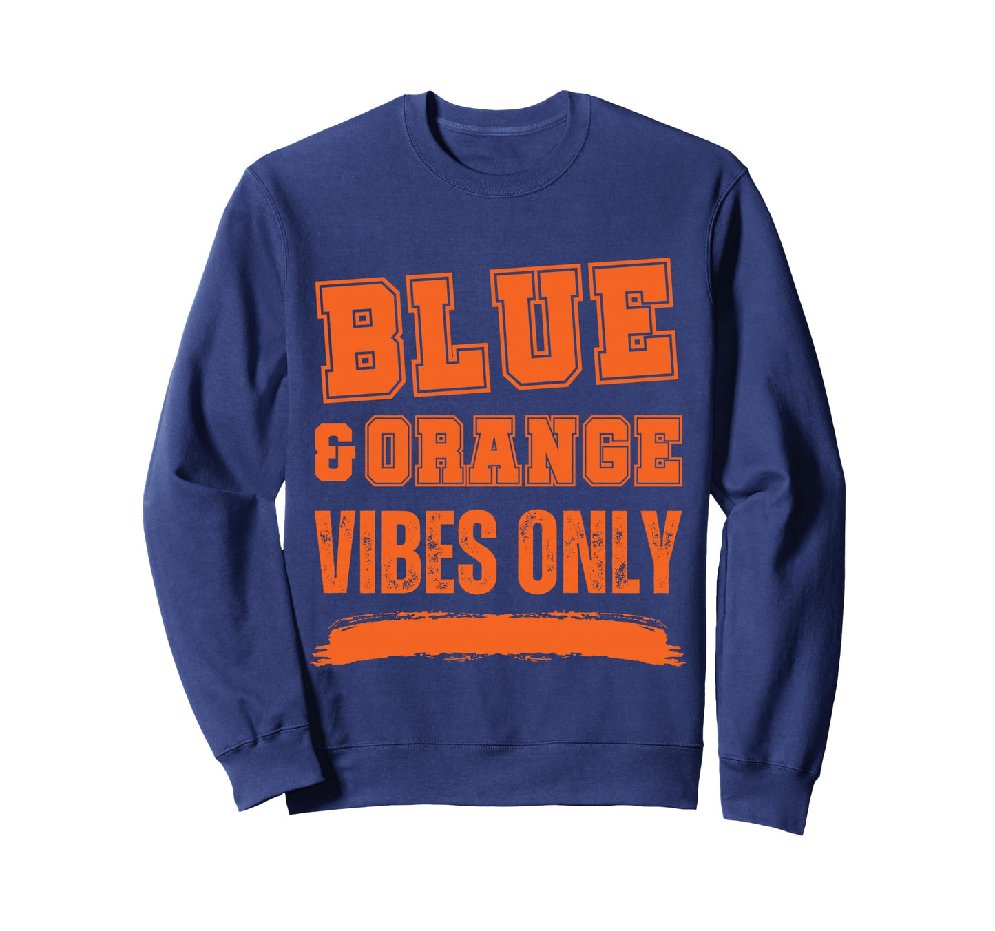 Blue And Orange Game Day Sweatshirt - Unique Graphic for Adults - T-Shirt, Sweatshirt, Hoodie