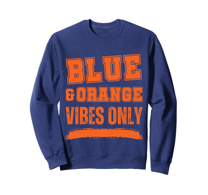 Blue And Orange Game Day Sweatshirt - Unique Graphic for Adults - T-Shirt, Sweatshirt, Hoodie