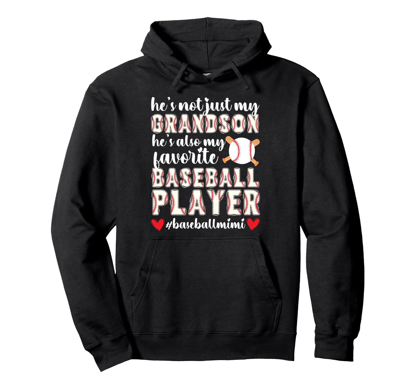 Proud Baseball Mimi Grandma Mimi Hoodie - Streetwear Style for Adults - T-Shirt, Sweatshirt, Hoodie
