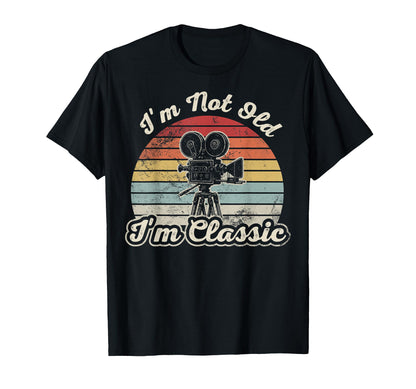 Im Not Old Im Camera T-Shirt - Minimalist Print for Adults - T-Shirt, Sweatshirt, Hoodie