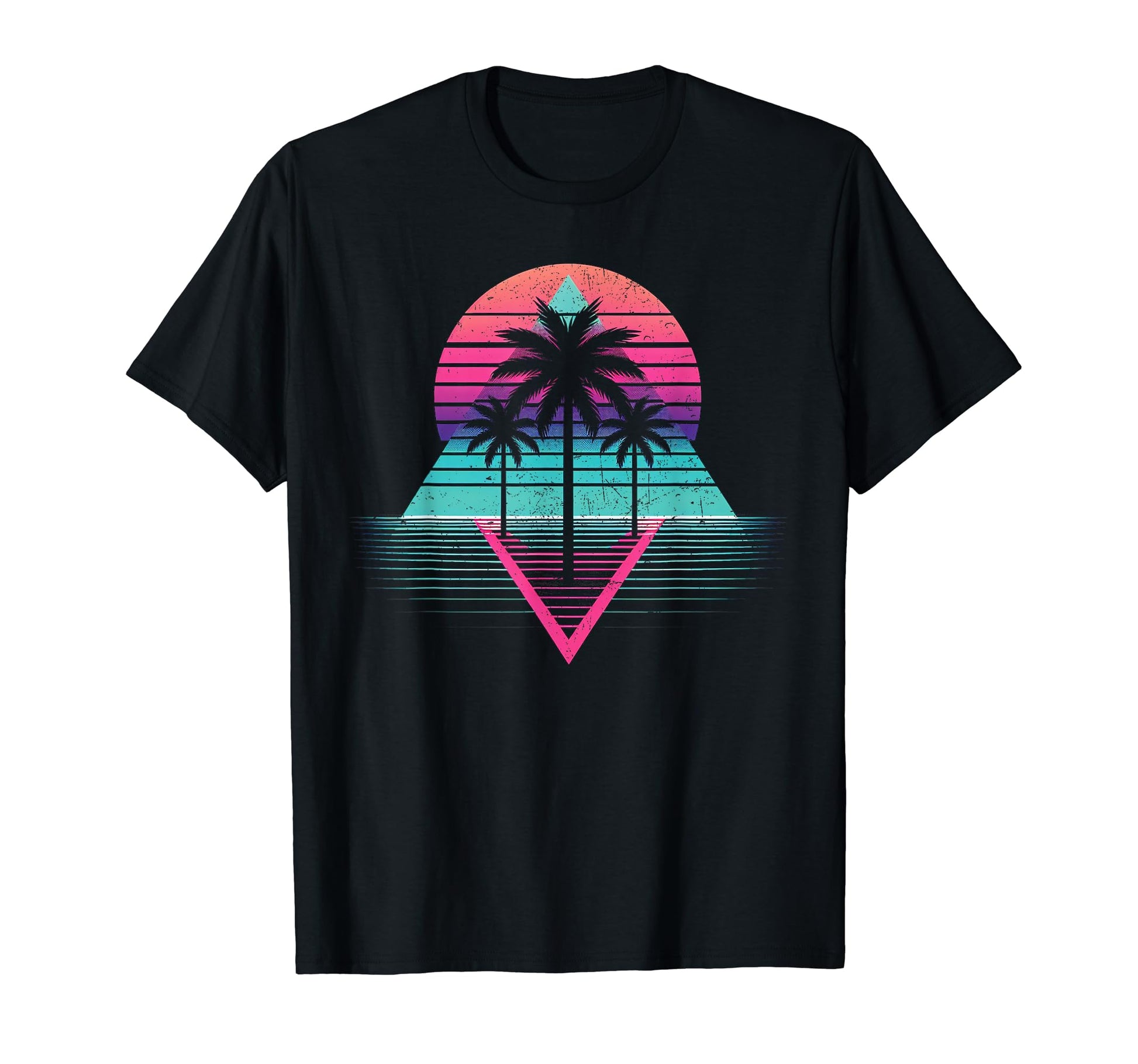 Palm Tree Vaporwave Aesthetic T-Shirt - Streetwear Style Men Women - T-Shirt, Sweatshirt, Hoodie