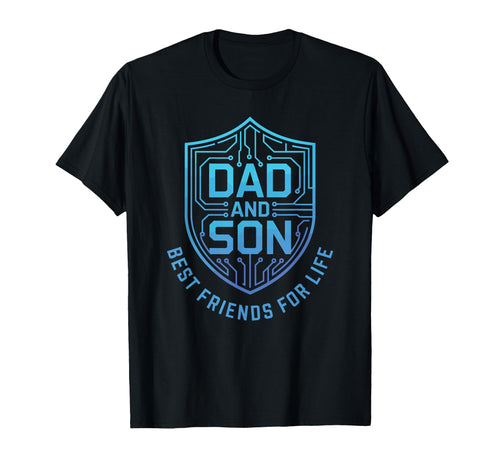 Tech Gamer Dad And Son Best Mates T-Shirt - Graphic Print Men Women - T-Shirt, Sweatshirt, Hoodie