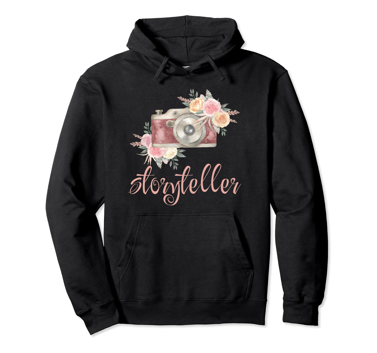 Whimsical Storyteller Photography Camera Hoodie - Graphic Print Unisex - T-Shirt, Sweatshirt, Hoodie