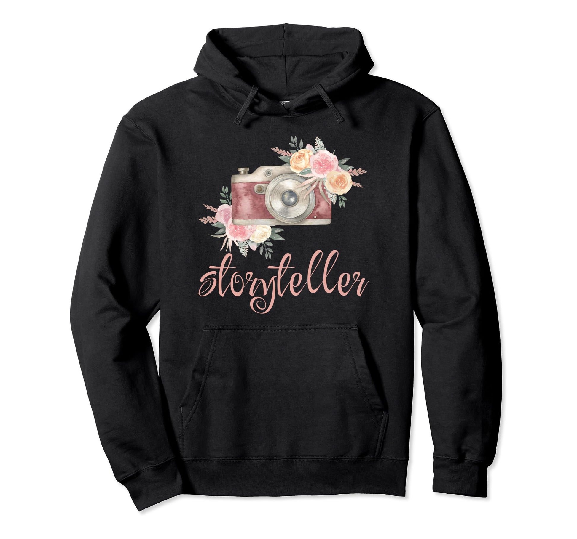 Whimsical Storyteller Photography Camera Hoodie - Graphic Print Unisex - T-Shirt, Sweatshirt, Hoodie