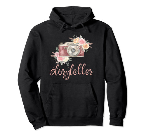 Whimsical Storyteller Photography Camera Hoodie - Graphic Print Unisex - T-Shirt, Sweatshirt, Hoodie