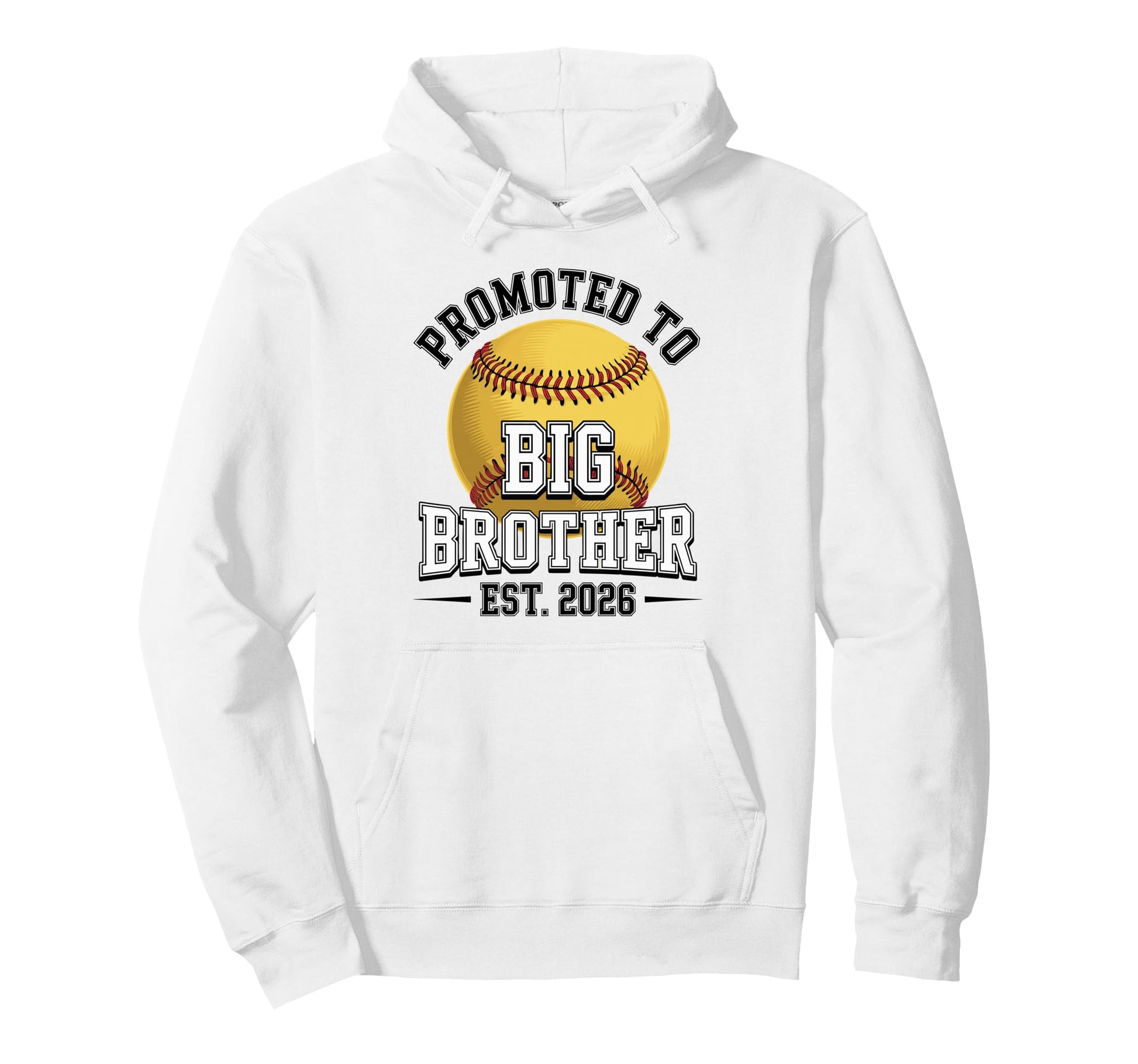Promoted To Big Brother Est 2026 Hoodie - Casual Everyday Wear for Adults - T-Shirt, Sweatshirt, Hoodie
