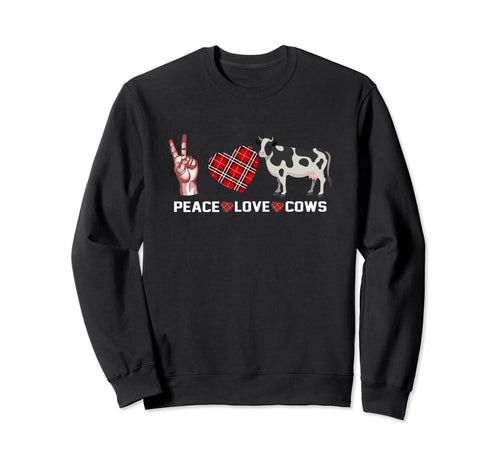 Farmer Farm Animal Gift Cow Hoodie - Graphic Print for Adults - T-Shirt, Sweatshirt, Hoodie