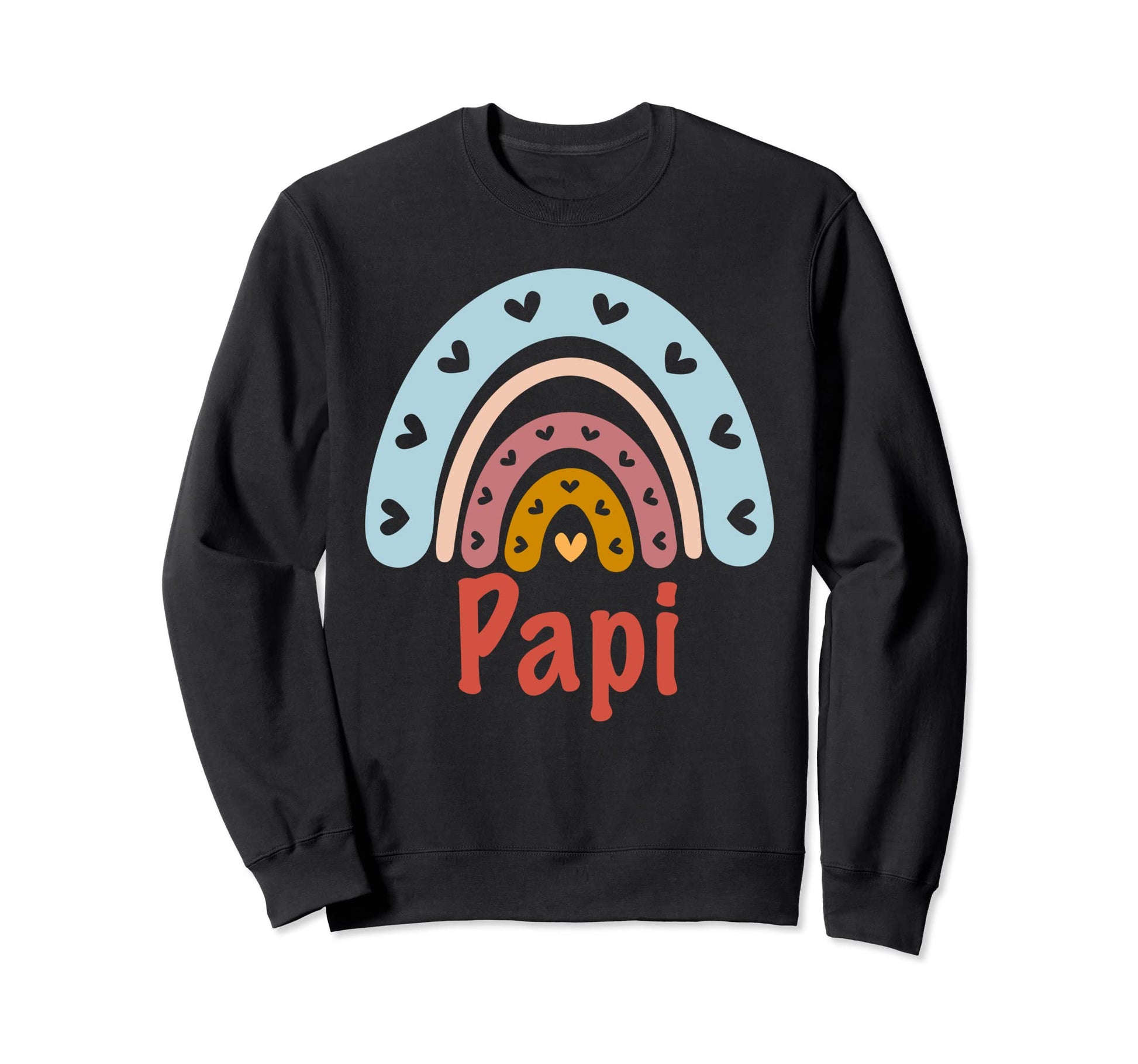 Papi Birthday Rainbow Boho Papi Sweatshirt - Streetwear Style Unisex - T-Shirt, Sweatshirt, Hoodie