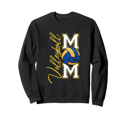 Volleyball Mom Sports Lover Sweatshirt - Casual Everyday Wear for Adults - T-Shirt, Sweatshirt, Hoodie