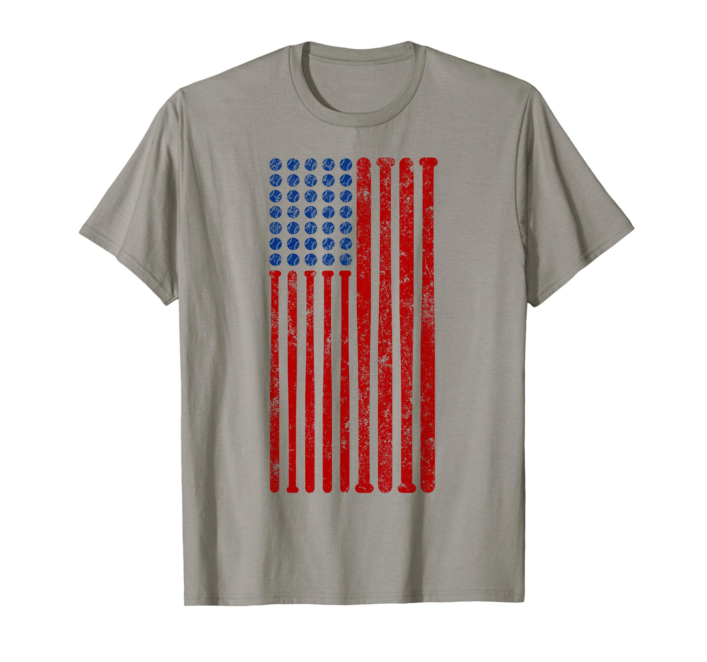 Usa Flag American Baseball Patriotic T-Shirt - Aesthetic Graphic Men Women - T-Shirt, Sweatshirt, Hoodie