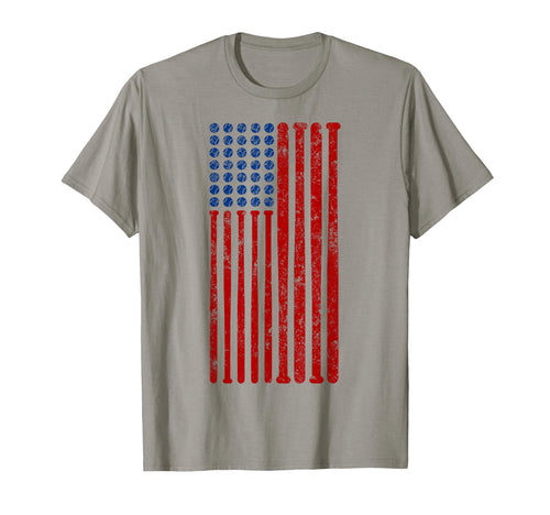 Usa Flag American Baseball Patriotic T-Shirt - Aesthetic Graphic Men Women - T-Shirt, Sweatshirt, Hoodie