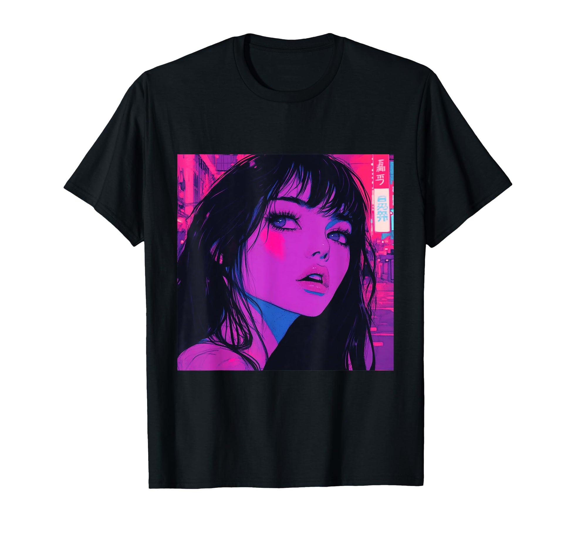 Aesthetic Japanese Anime Vaporwave T-Shirt - Casual Everyday Wear Unisex - T-Shirt, Sweatshirt, Hoodie