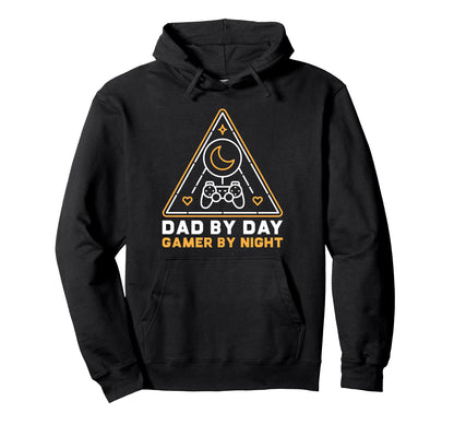 Dad Day Gamer Night Video Games Hoodie - Fun Novelty Design Unisex - T-Shirt, Sweatshirt, Hoodie
