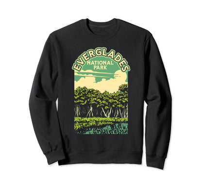Everglades National Park Park Sweatshirt - Minimalist Print Unisex - T-Shirt, Sweatshirt, Hoodie