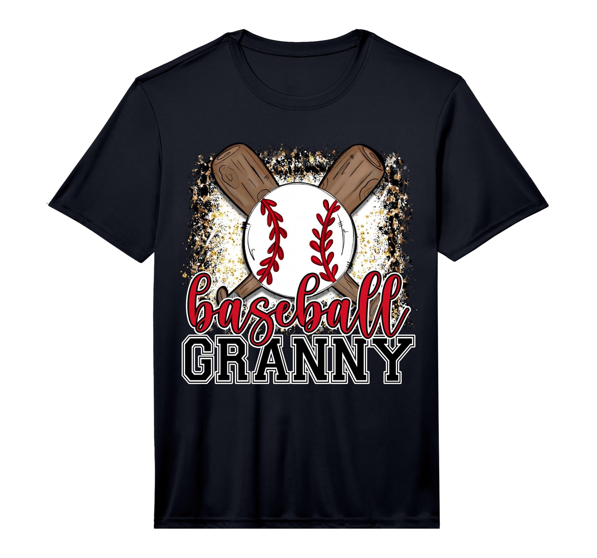 Baseball Granny Leopard Baseball T-Shirt - Aesthetic Graphic Men Women - T-Shirt, Sweatshirt, Hoodie
