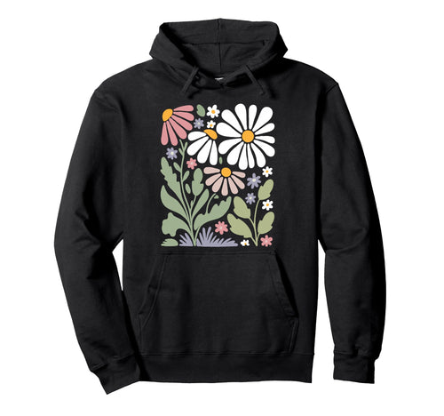 Wildflowers Flowers Pattern Summer Hoodie - Streetwear Style for Adults - T-Shirt, Sweatshirt, Hoodie