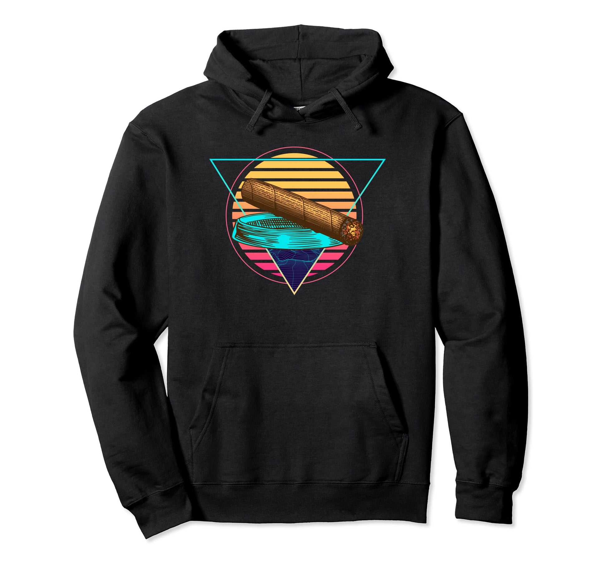 Futuristic Synthwave Vaporwave Hoodie - Casual Everyday Wear for Adults - T-Shirt, Sweatshirt, Hoodie