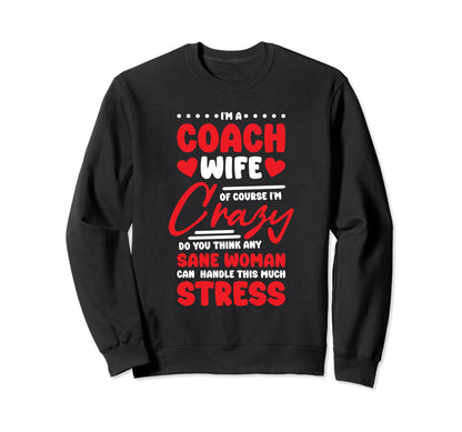 Coach Wife Basketball And Baseball Sweatshirt - Aesthetic Graphic Unisex - T-Shirt, Sweatshirt, Hoodie