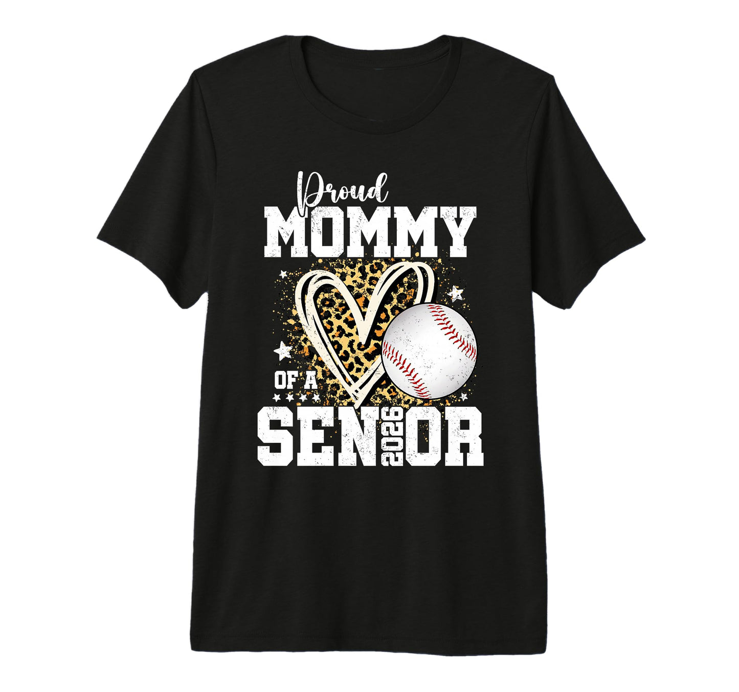 Proud Mommy 2026 Senior Baseball T-Shirt - Fun Novelty Design for Adults - T-Shirt, Sweatshirt, Hoodie
