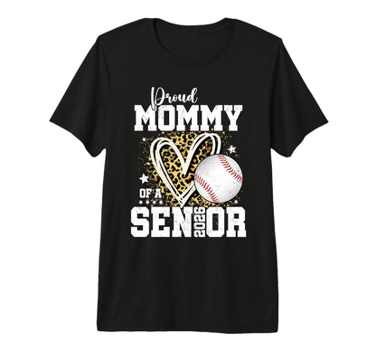 Proud Mommy 2026 Senior Baseball T-Shirt - Fun Novelty Design for Adults - T-Shirt, Sweatshirt, Hoodie