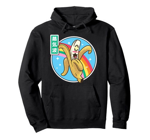Japanese Banana Kawaii Rainbow Anime Hoodie - Novelty Apparel Unisex - T-Shirt, Sweatshirt, Hoodie