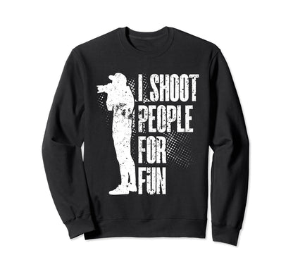 Photo Camera Photographer Flash Sweatshirt - Minimalist Print Unisex - T-Shirt, Sweatshirt, Hoodie