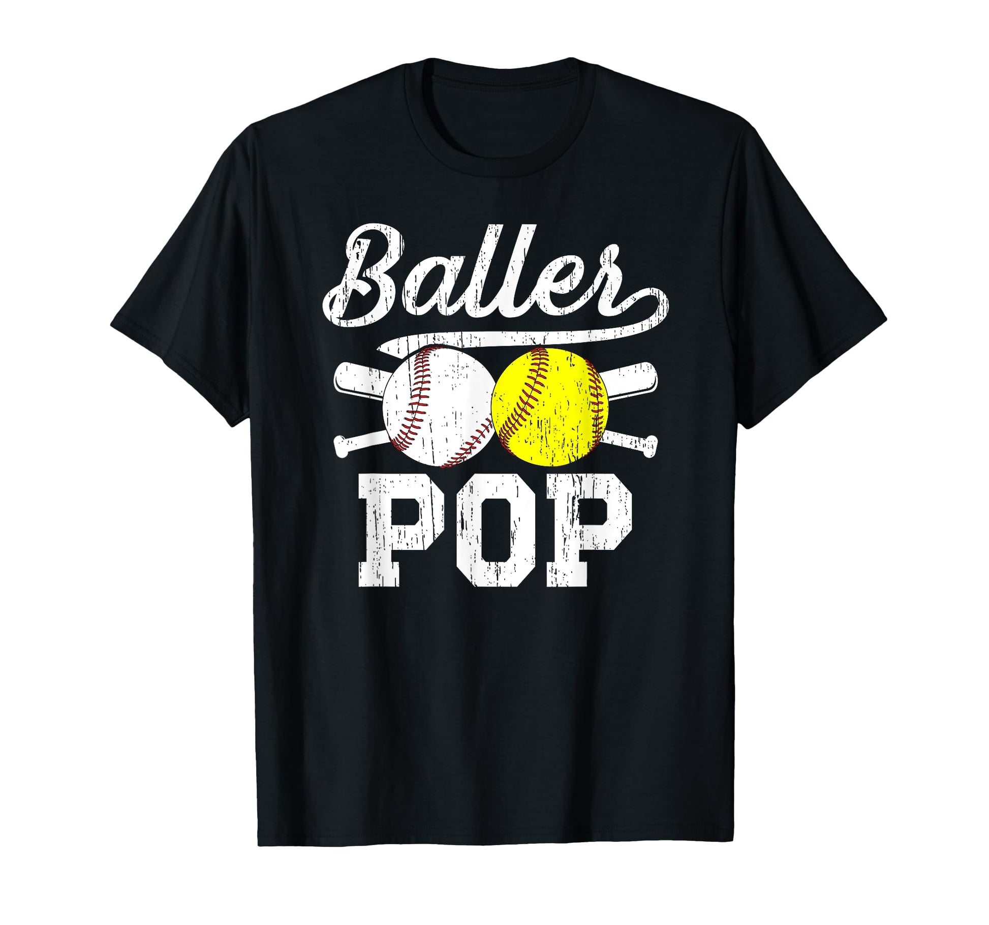 Baller Pop Proud Softball Baseball Pop T-Shirt - Aesthetic Graphic Unisex - T-Shirt, Sweatshirt, Hoodie