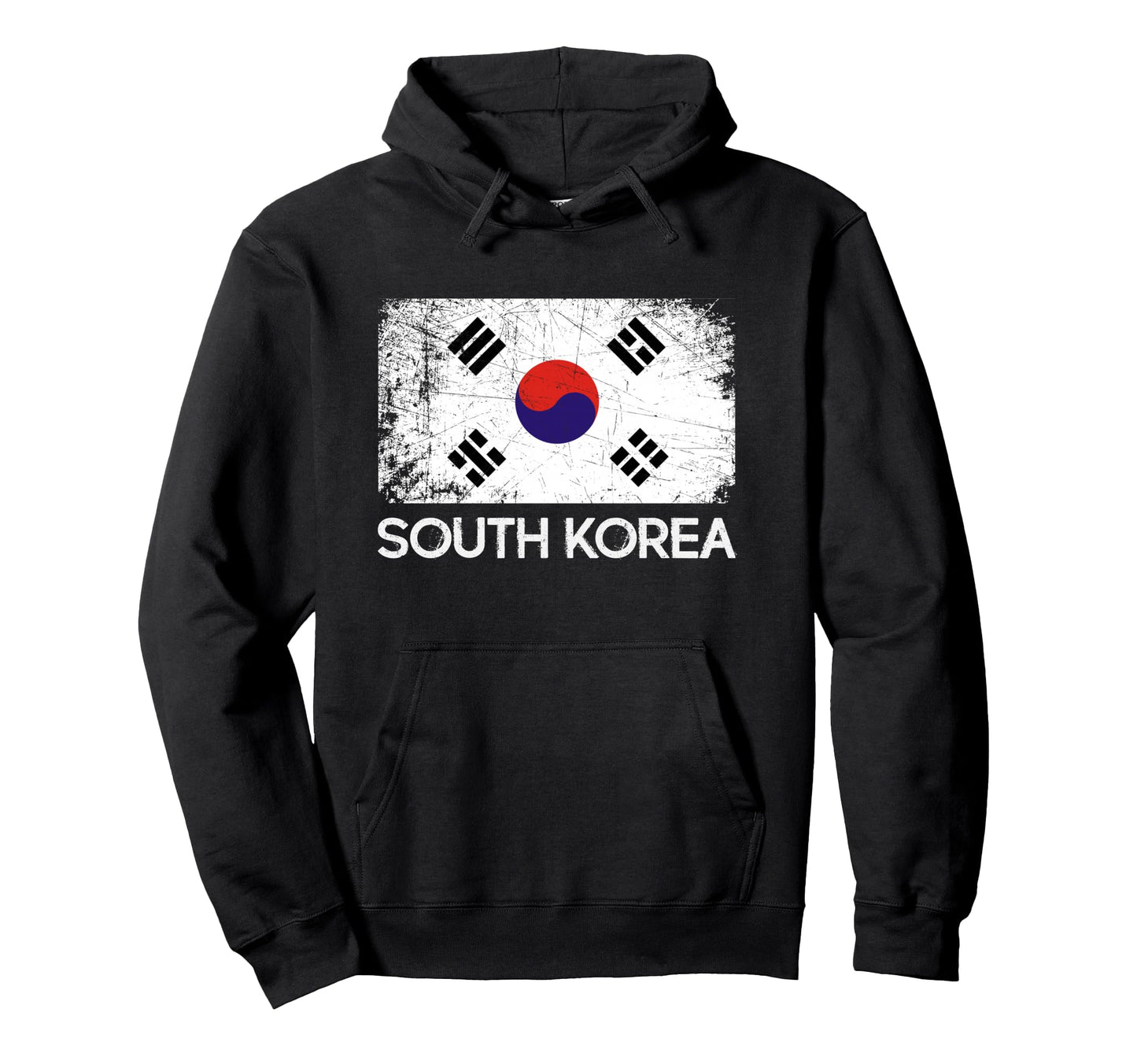 South Korean Flag Made South Korea Gift Hoodie - Novelty Apparel for Adults - T-Shirt, Sweatshirt, Hoodie