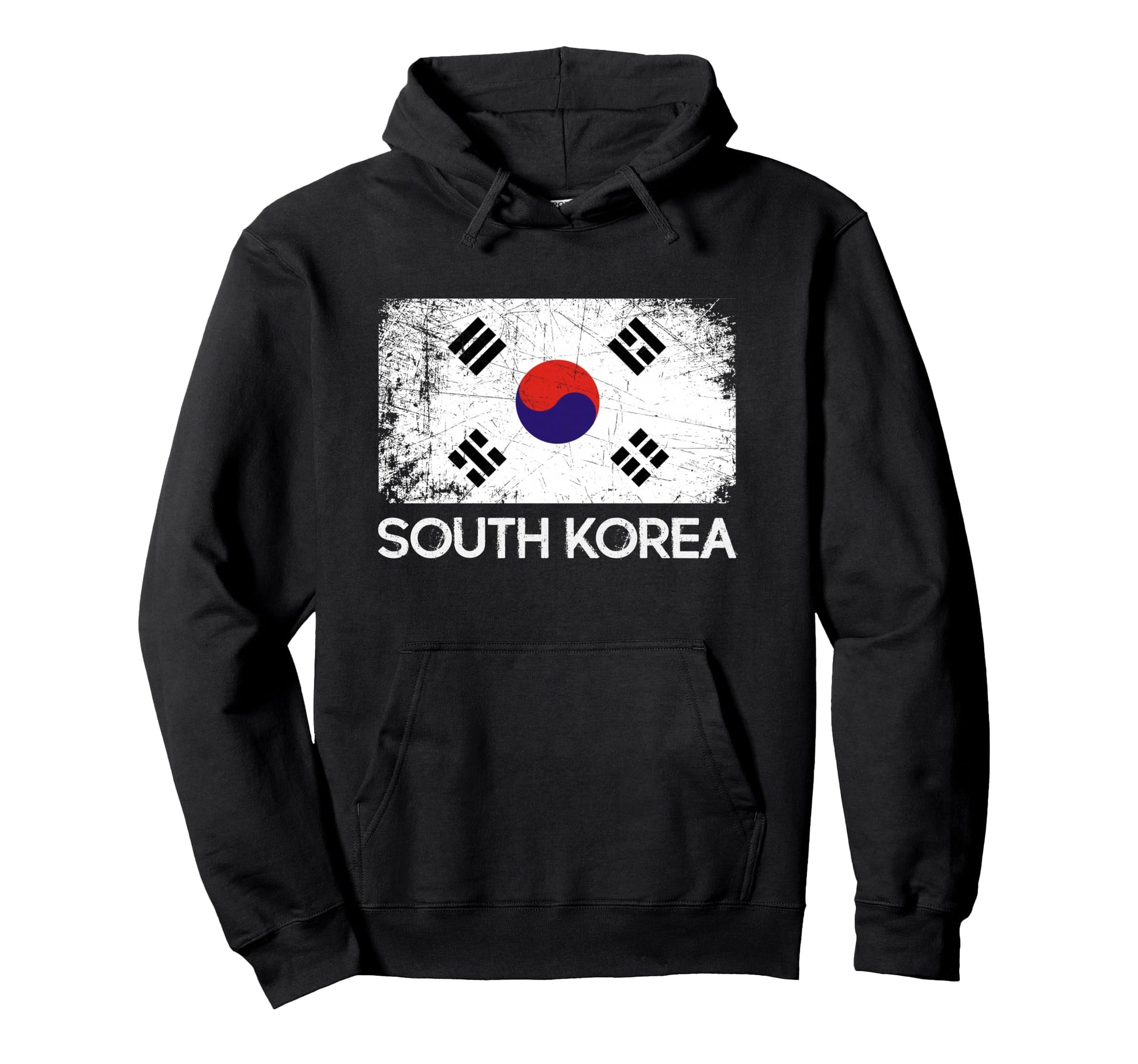 South Korean Flag Made South Korea Gift Hoodie - Novelty Apparel for Adults - T-Shirt, Sweatshirt, Hoodie