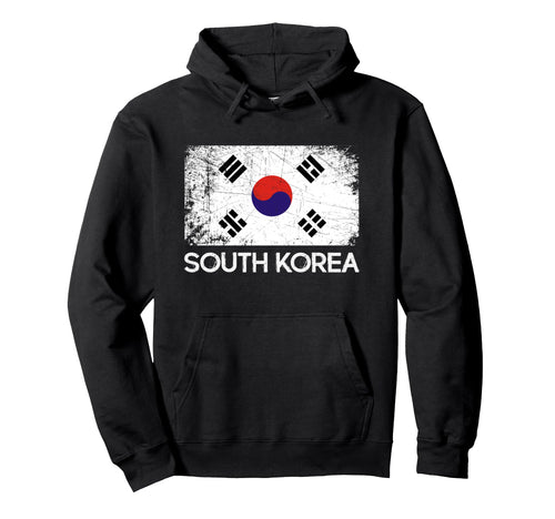 South Korean Flag Made South Korea Gift Hoodie - Novelty Apparel for Adults - T-Shirt, Sweatshirt, Hoodie
