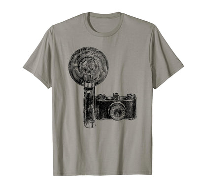 Camera Big Flash Antique 35 Mm Film Lovers Hoodie - Unique Graphic Unisex - T-Shirt, Sweatshirt, Hoodie