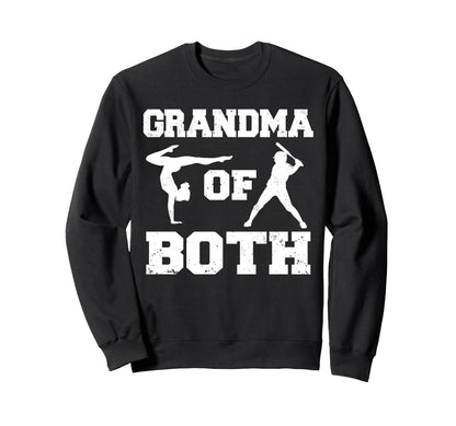 Grandma Both Funny Baseball Sweatshirt - Aesthetic Graphic Men Women - T-Shirt, Sweatshirt, Hoodie