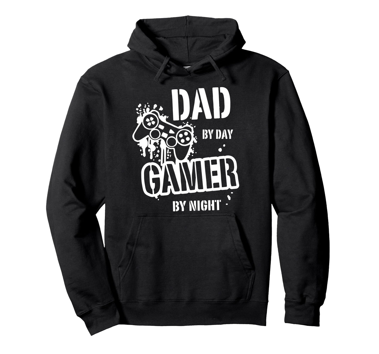 Dad Day Gamer Night Funny Father Video Games Hoodie - Graphic Print Unisex - T-Shirt, Sweatshirt, Hoodie