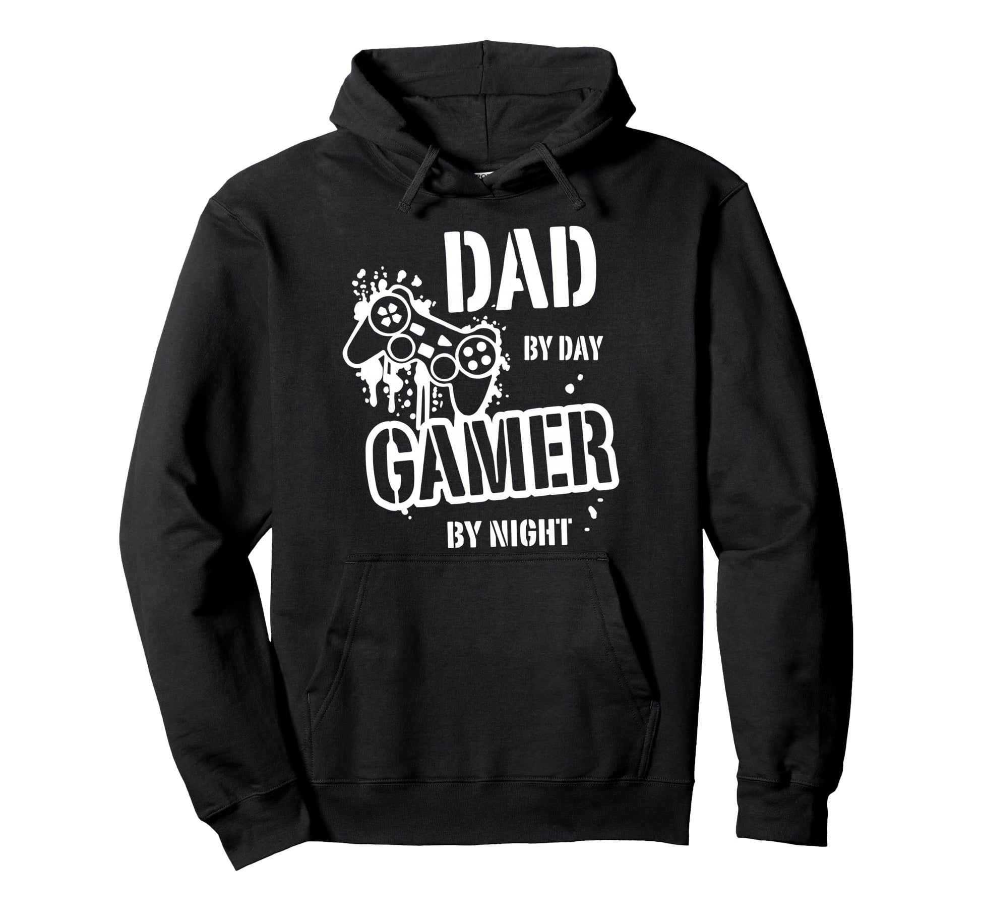 Dad Day Gamer Night Funny Father Video Games Hoodie - Graphic Print Unisex - T-Shirt, Sweatshirt, Hoodie