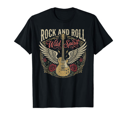 Rock N Roll Electric Guitar Rock Band T-Shirt - Trendy Graphic Unisex - T-Shirt, Sweatshirt, Hoodie