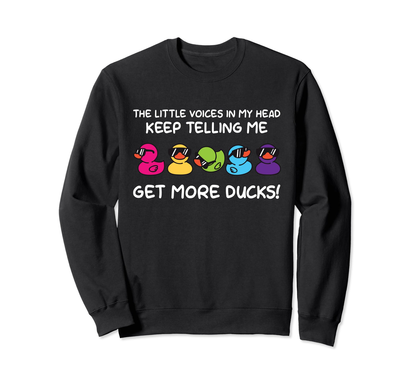 Yellow Rainbow Duck Sunglasses 70S Sweatshirt - Unique Graphic Men Women - T-Shirt, Sweatshirt, Hoodie