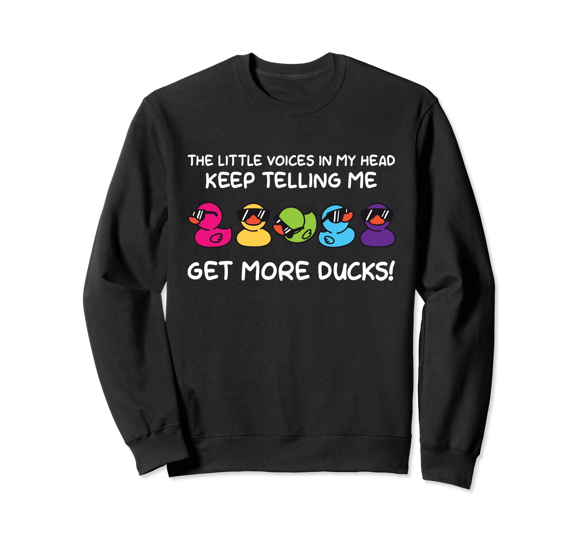 Yellow Rainbow Duck Sunglasses 70S Sweatshirt - Unique Graphic Men Women - T-Shirt, Sweatshirt, Hoodie